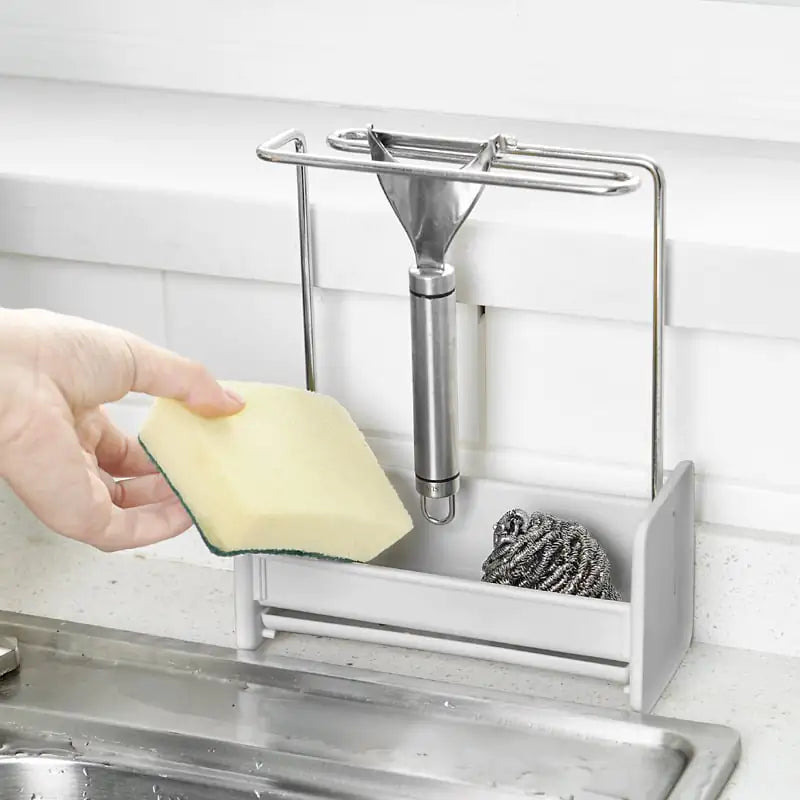 Detachable Stainless Steel Sponge Rack