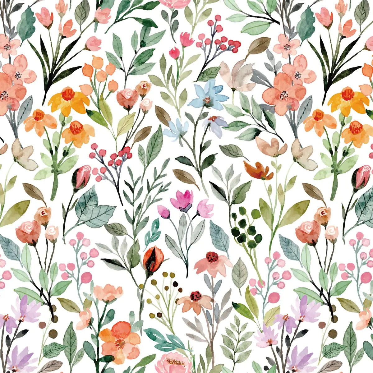 Floral - Peel & Stick, 17.3"x78.7"