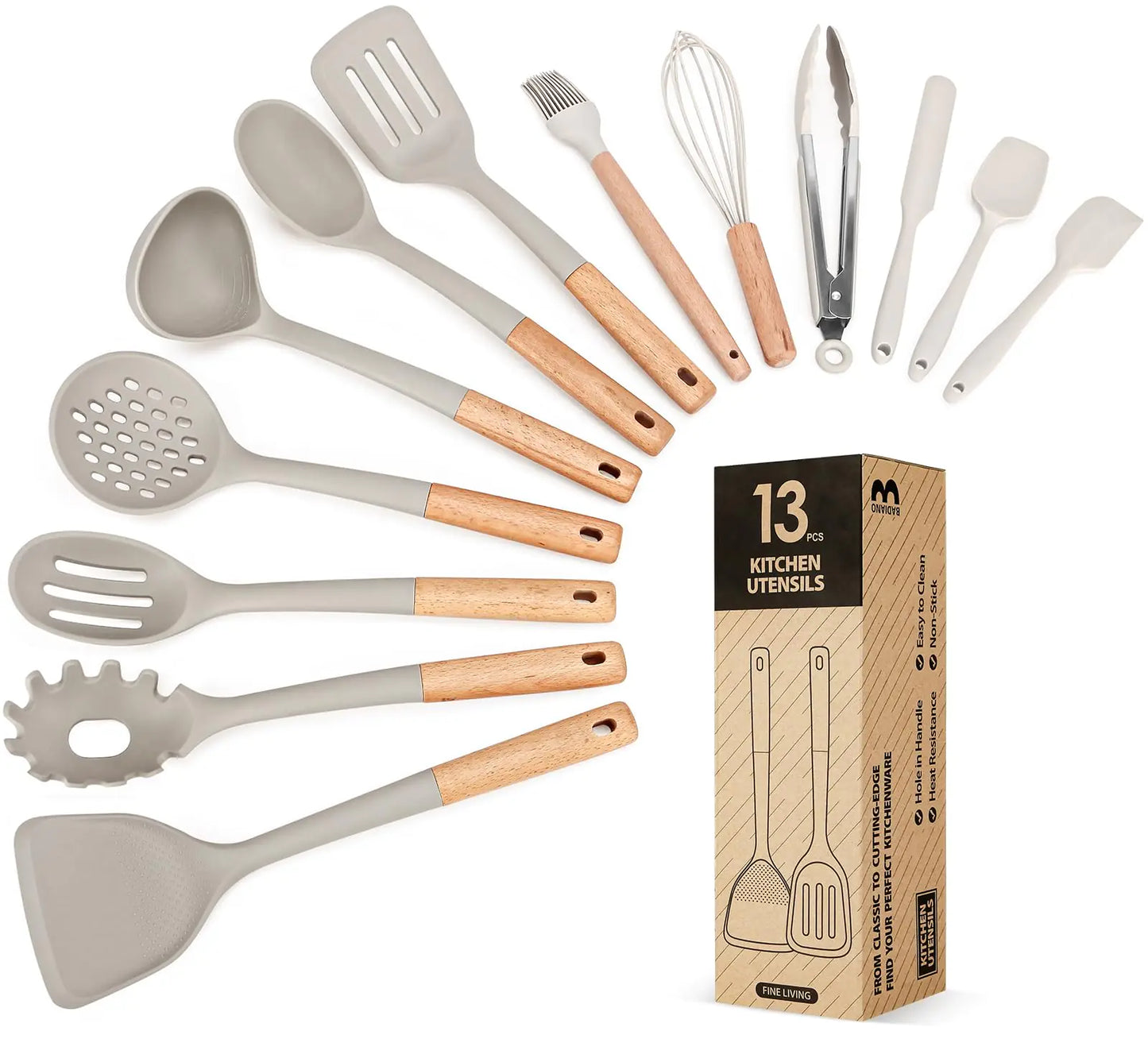 13-Piece Silicone Kitchen Essentials