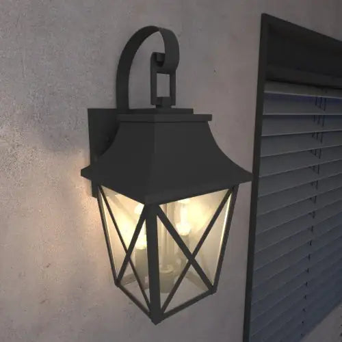 Black Outdoor Wall Sconce