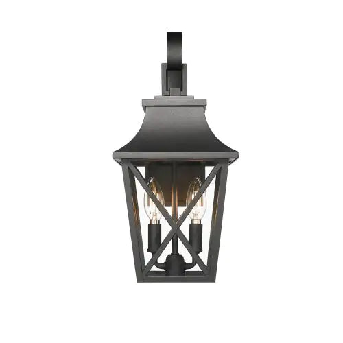 Black Outdoor Wall Sconce