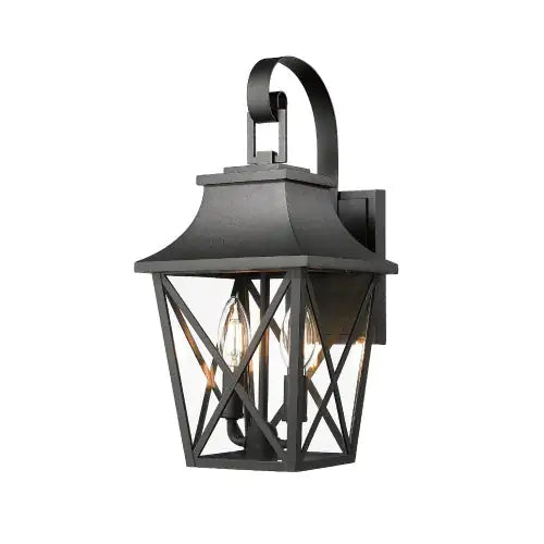 Black Outdoor Wall Sconce