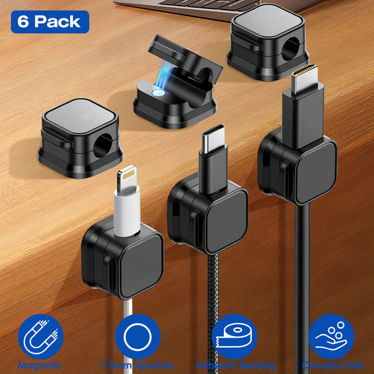 6 Pack Magnetic Clips