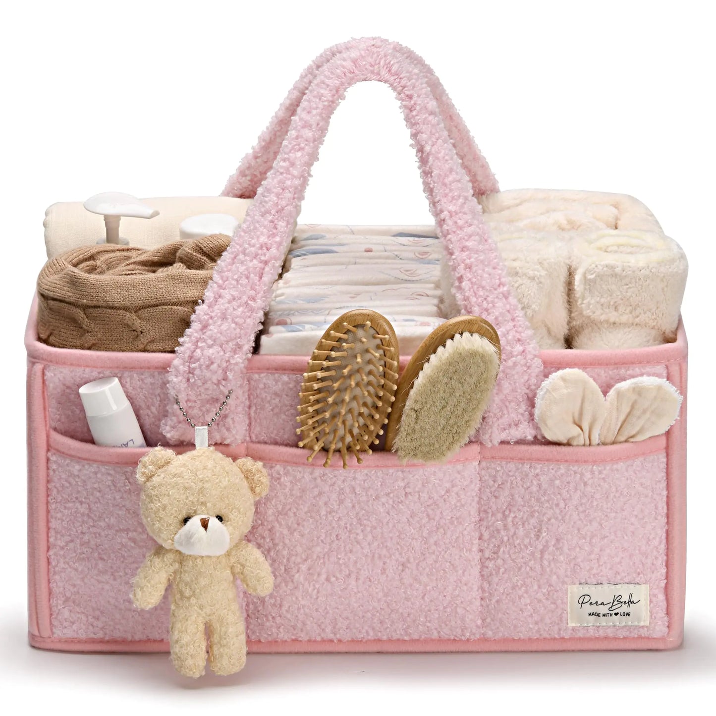 PeraBella Deluxe Baby Diaper Caddy