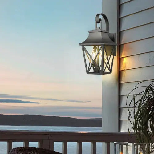 Black Outdoor Wall Sconce